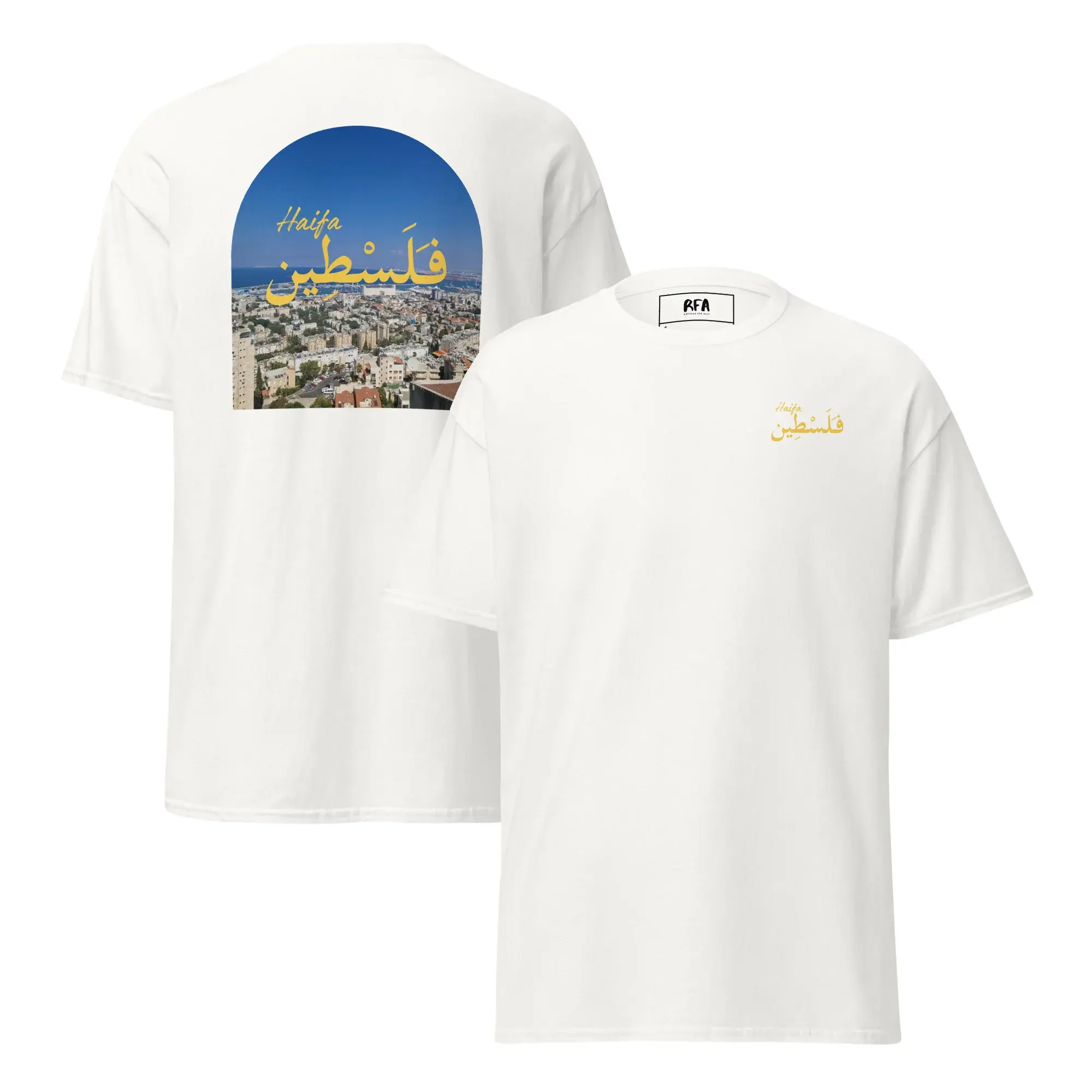 Haifa vit t-shirt från RFA Apparel