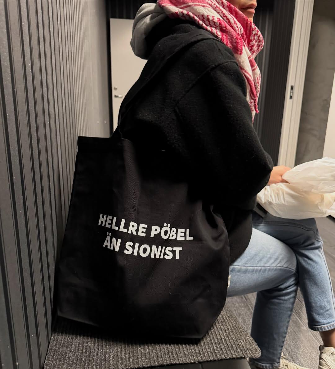 Hellre pöbel än zionist tygkasse från RFA Apparel