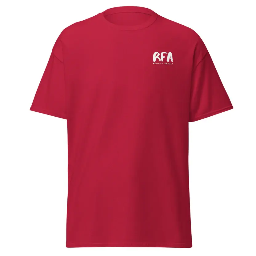 RFA röd t-shirt från RFA Apparel