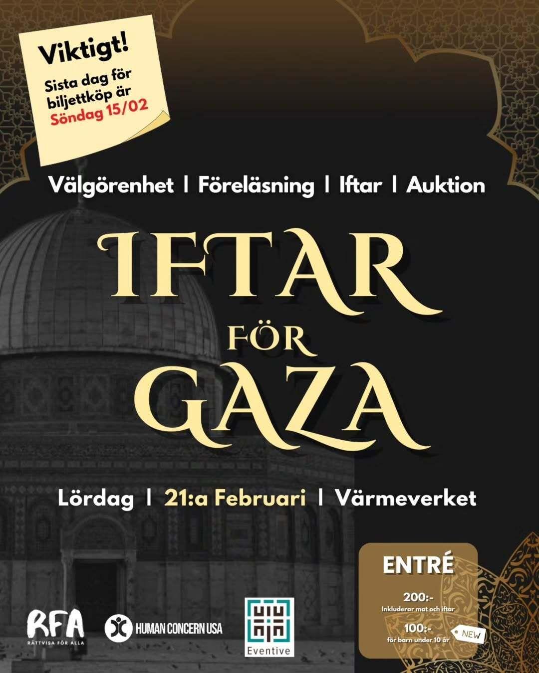 Iftar för Gaza