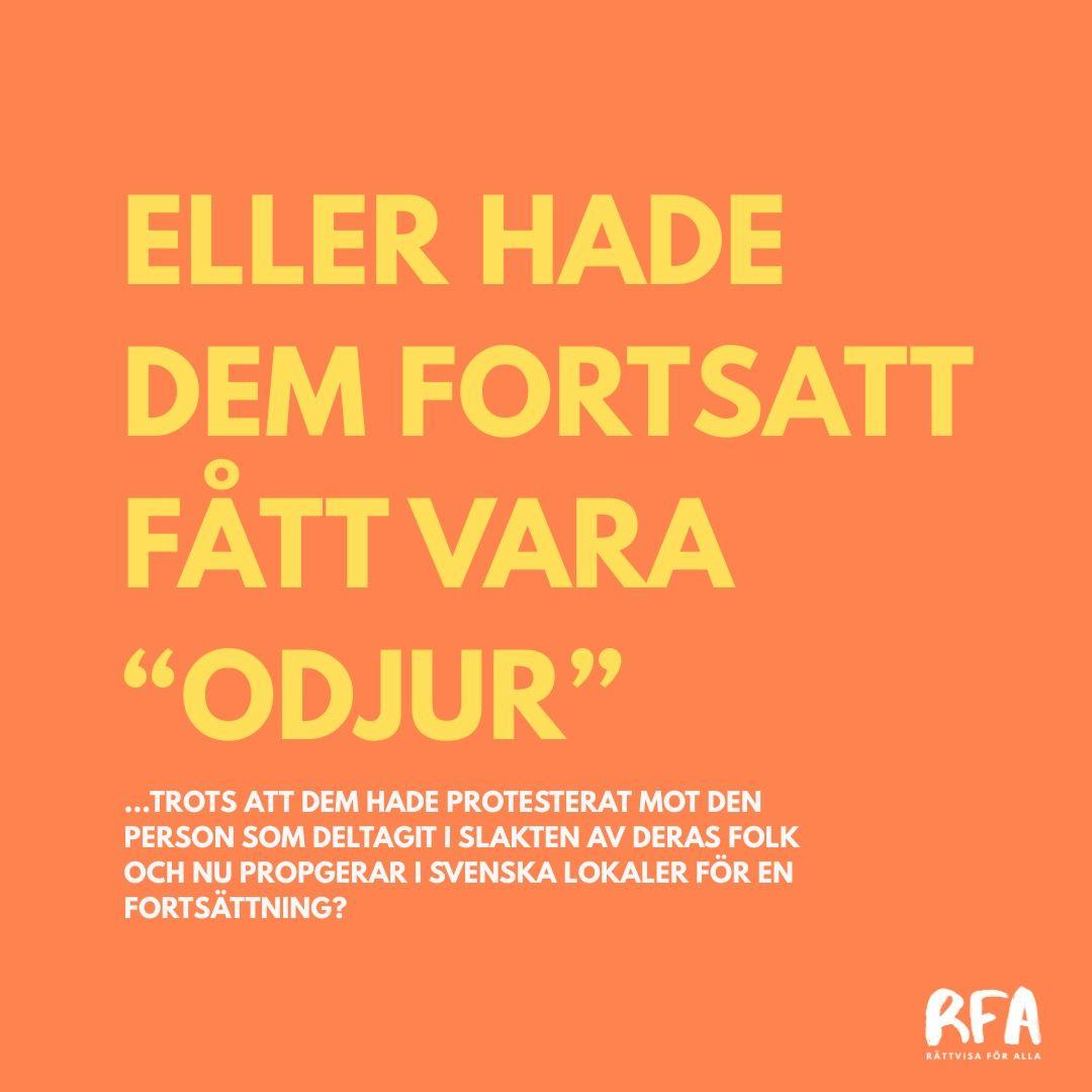 Eller hade dem fortsatt fått vara "odjur"